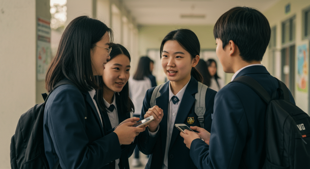 수업중 스마트폰 사용금지 논란